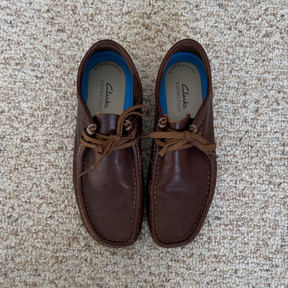Clarks Men's Shacre II Boot in Brown Leather